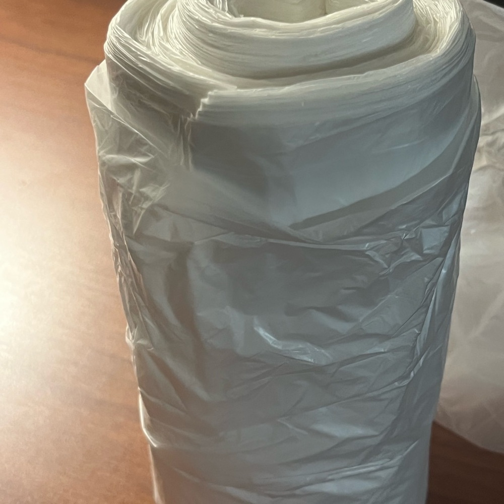 White Plastic Trash Bags